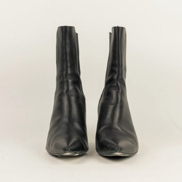 Anine Bing Stevie Tallboy Black Elastic-Gusset Boots - Picture 2 of 6